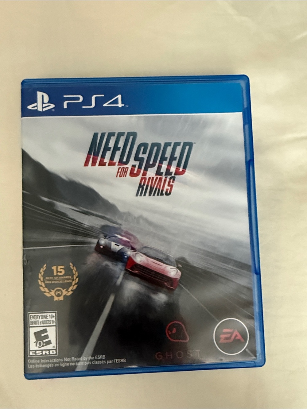 Need for Speed Rivals PS4 Video Game - Blue Case